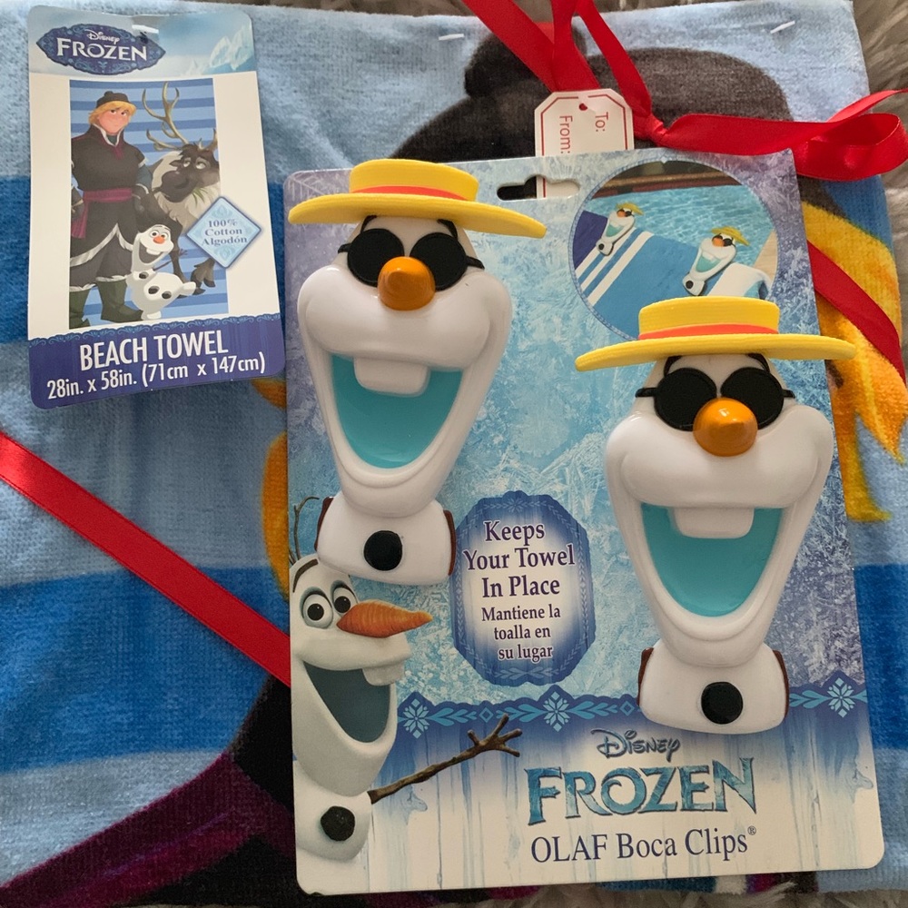 Frozen Disney beach towel
